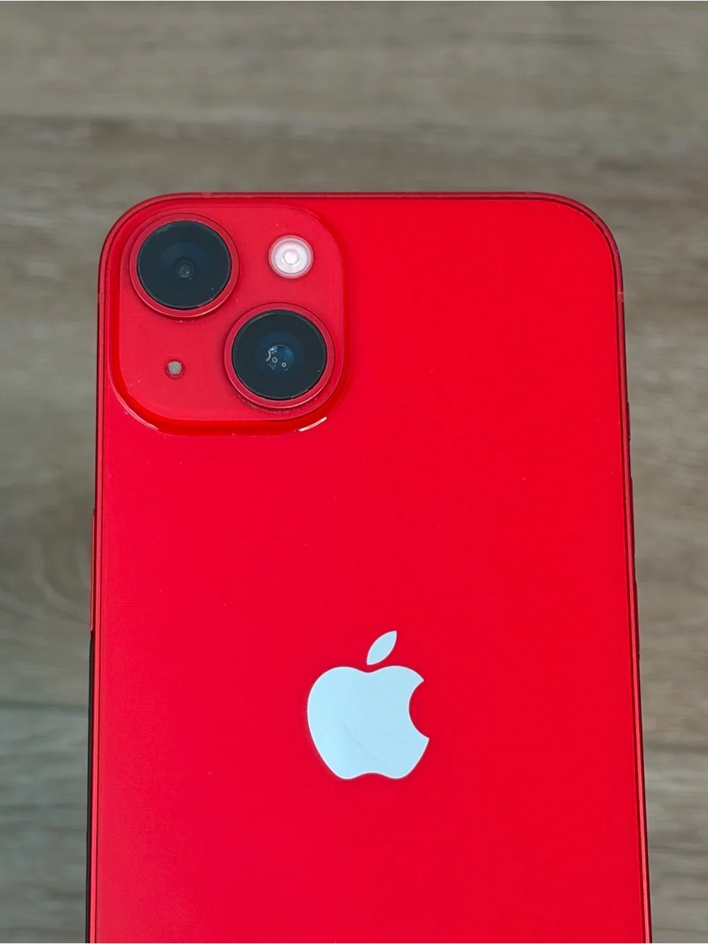 Apple iPhone 14 (Red) with Dual Rear Cameras